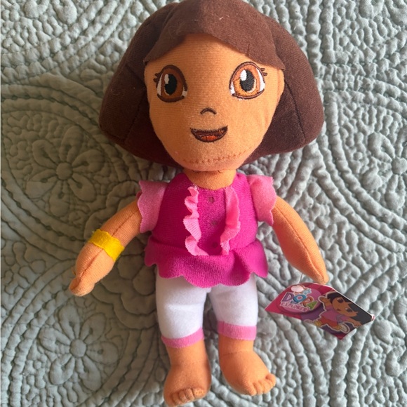 Dora the Explorer Plush Bundle Lot of 5 Elephant Giraffe Flamingo Stuffed Toys - Picture 2 of 7